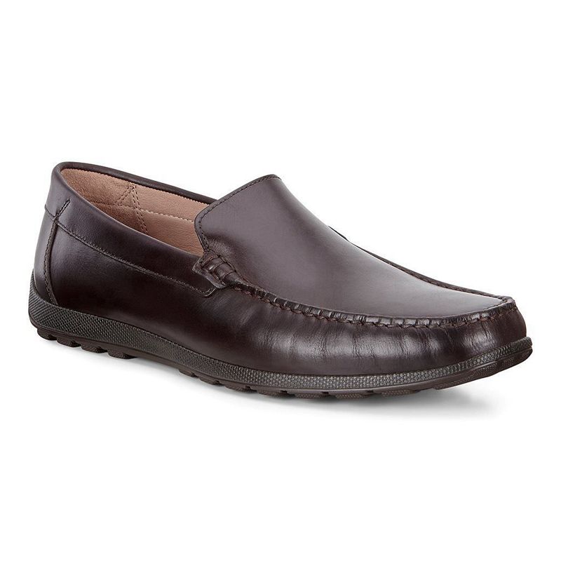 Zapatos Slip-On Ecco Reciprico Para Hombre,Marrones,025314-DOB